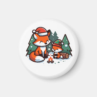 Aimant Famille de Renard