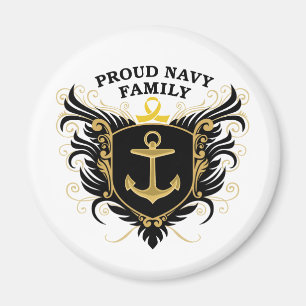 Aimant Famille fière de marine