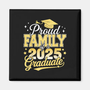 Aimant Famille fière d'un diplômé de 2025 Papa Maman Remi