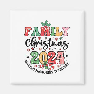 Aimant Famille Noël Correspondant Noël Faire des souvenir