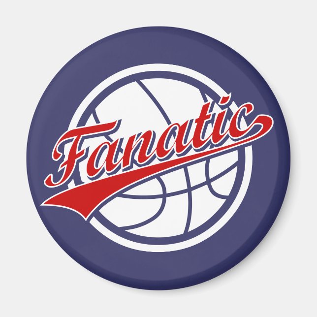 Aimant Fanatique de basket-ball (Devant)