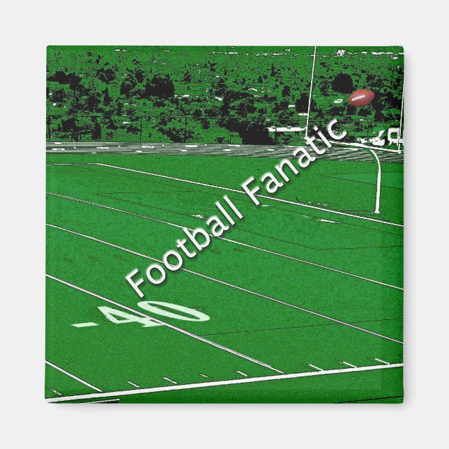 Aimant Fanatique du football (Devant)