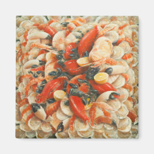 Aimant Fantaisie 2010 de fruits de mer