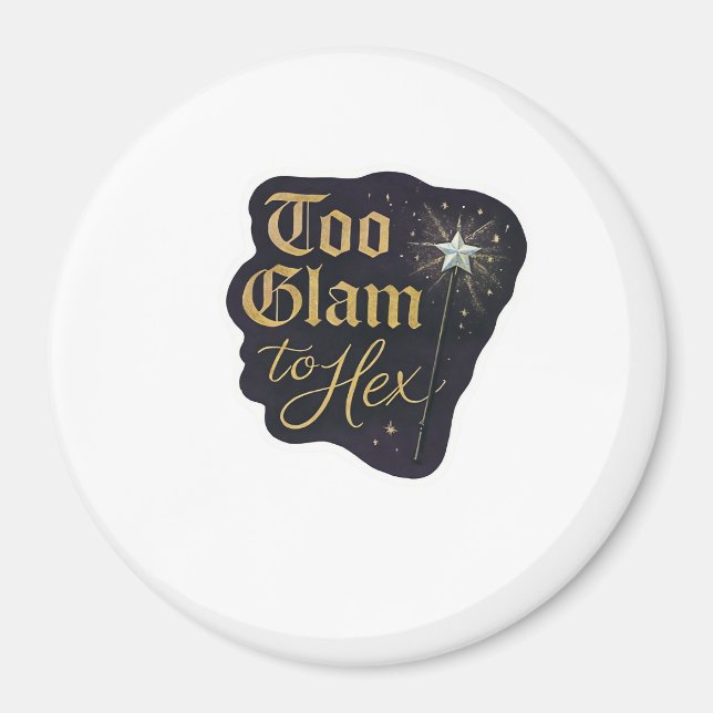 Aimant Fantaisie Gothique Forêts Mystiques, Lunes & Magie (Devant)