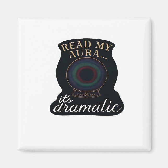 Aimant Fantaisie Whimsigoth – Forêts Mystiques, Lunes & M (Devant)