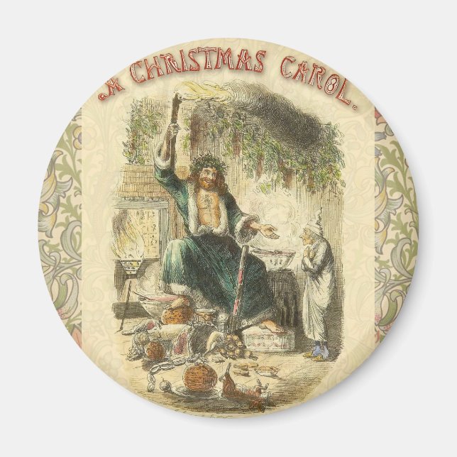 Aimant Fantôme de Noël Présent Scrooge (Devant)
