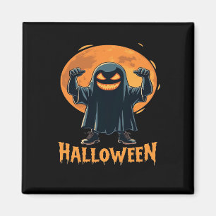 Aimant Fantôme d'Halloween éffrayant avec design de Plein