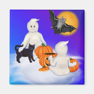 Aimant Fantômes et amis de Halloween