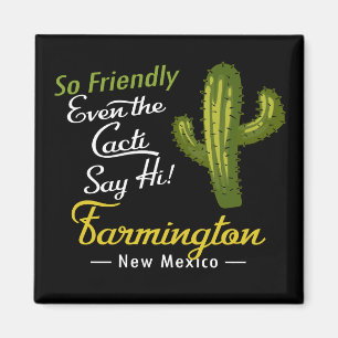Aimant Farmington Cactus Funny Retro