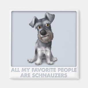 Aimant Favori de Schnauzer