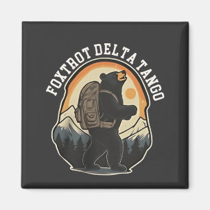 Aimant FDT résister à l'ours Foxtrot Delta Tango