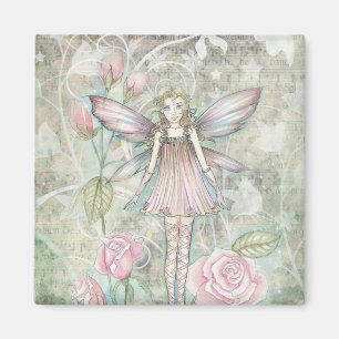 Aimant Fée de Rose Fantaisiste