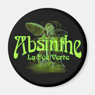 Aimant Fée de Verte d'honoraires de La d'absinthe avec l