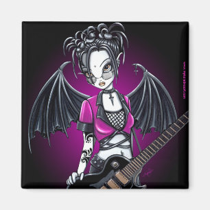 Aimant féerique d'art de guitare gothique de