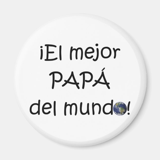 Aimant ¡Feliz día del padre - para el mejor ! (Devant)