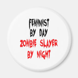 Aimant Feministe Zombie Slayer