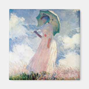 Aimant Femme à l'Ombrelle, Claude Monet, 1886