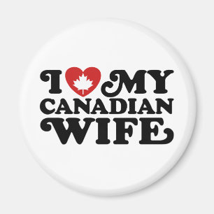 Aimant Femme canadienne