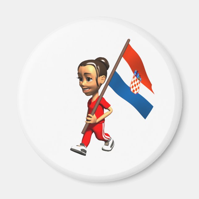 Aimant Femme croate (Devant)