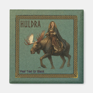 Aimant Femme de la forêt Huldra nordique
