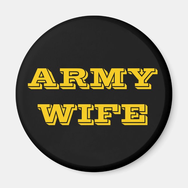 Aimant Femme de l'armée de l'aimant (Devant)