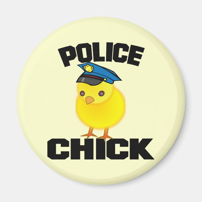 Aimant Femme de police (Devant)
