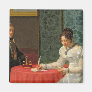 Aimant Femme écrivant une lettre