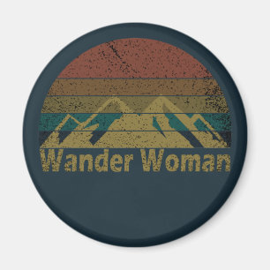 Aimant femme errante randonnée