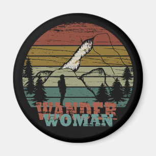 Aimant femme errante randonnée