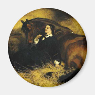 Aimant Femme et Cheval