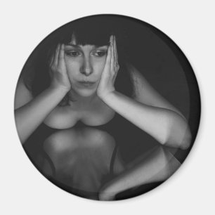 Aimant Femme et miroir