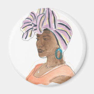 Aimant Femme forte et belle