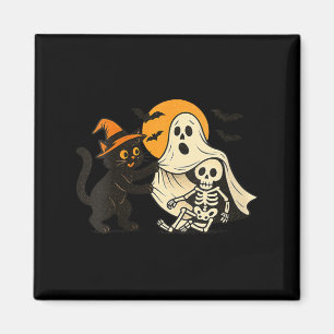 Aimant Femme Halloween Vintage Chat Noir Révélateur