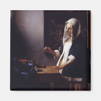 Aimant Femme tenant un équilibre