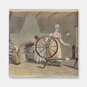 Aimant Femme tournant, du 'costume de Yorkshire