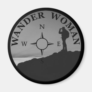 Aimant femme wander randonnée