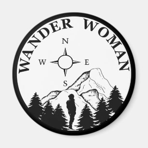 Aimant femme wander randonnée