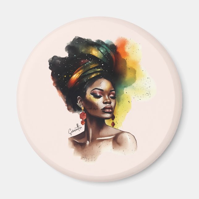 Aimant Femmes afro-américaines autonomes (2) (Devant)