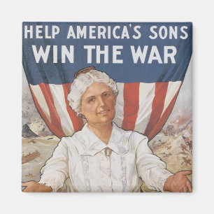 Aimant Femmes ! Aider les fils américains