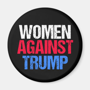 Aimant Femmes contre Trump 2024 Élections noir