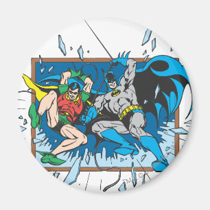 Aimant Fenêtre Batman & Robin Shatter