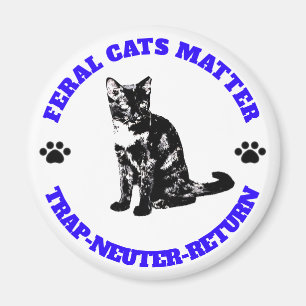 Aimant Feral Cats Matter. Retour-Neutre-Piège.