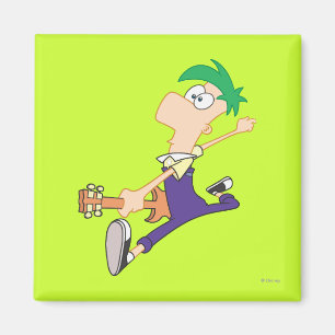 Aimant Ferb se déchaîner avec la guitare