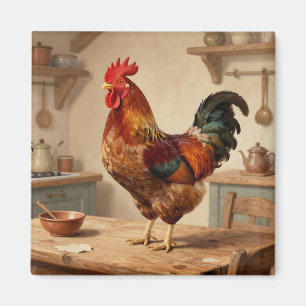 Aimant Ferme de la Fierté de Coq Cuisine Maison