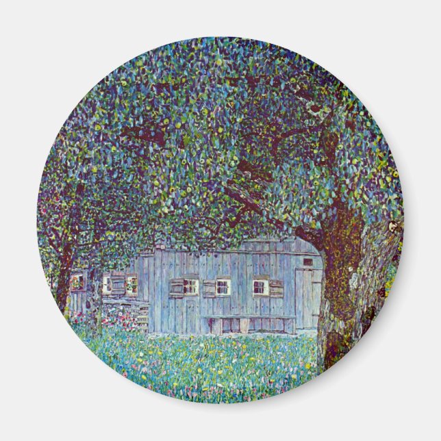 Aimant Ferme en Haute-Autriche par Gustav Klimt (Devant)