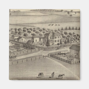 Aimant Ferme et résidence stock Eddy, Benton Tp
