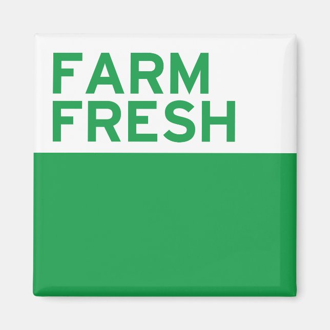 Aimant Ferme fraîche (Devant)