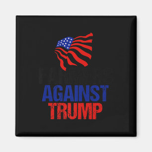 Aimant Fermiers contre Trump Anti Donald Trump American F