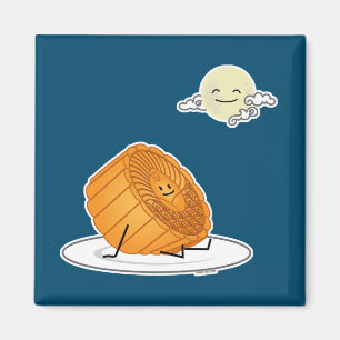 Aimant Festival du milieu de l'automne Moon cake lunakes