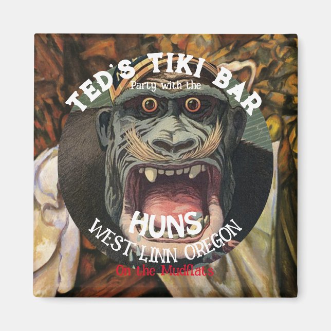 Aimant Fête au Tiki Bar avec les HUNS sur les vasières (Devant)